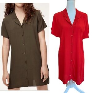 Wilfred Free Radhika Dress - Orange Red - Size S